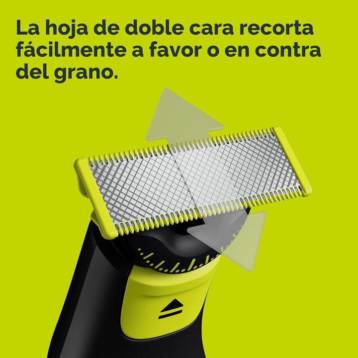 Philips Norelco OneBlade 360 con conectividad recortadora y afeitad...