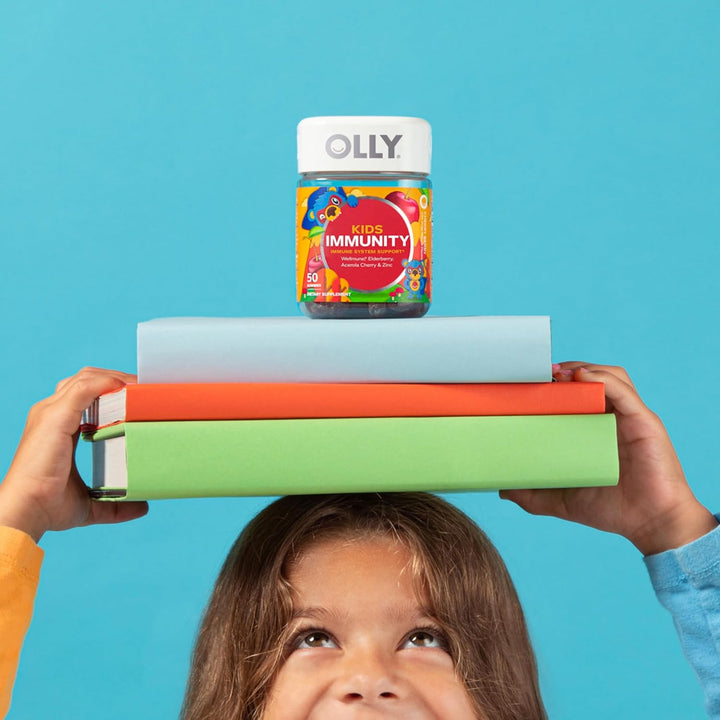 Suplementos probióticos de goma multivitamínico OLLY Kids, Mighy Im...