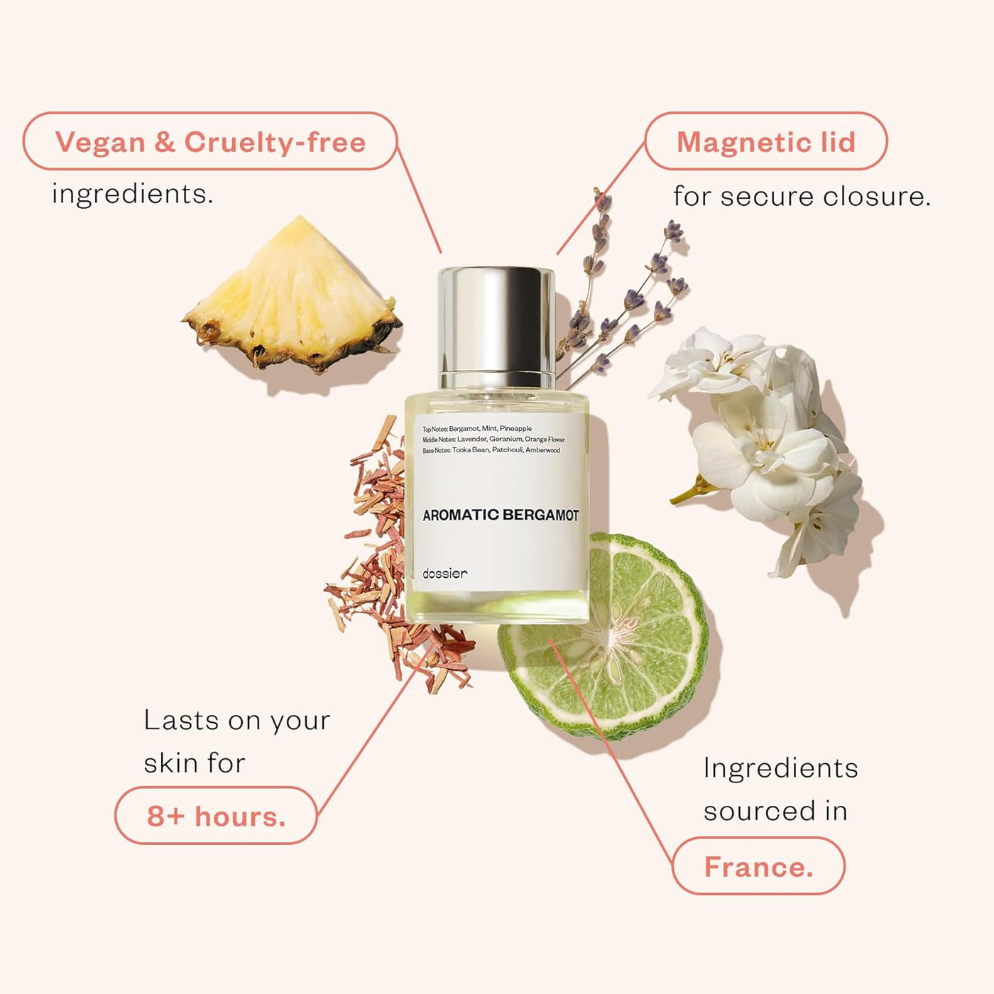 Dossier - Perfume aromático de Bergamota 1.7 fl oz (50ml) - Inspira...
