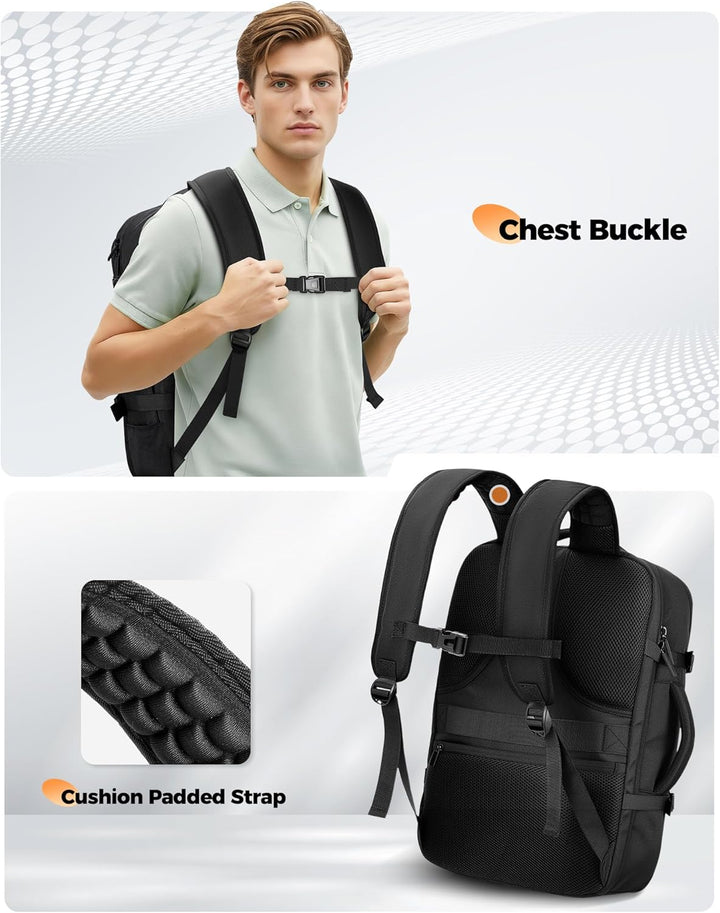 MATEIN Mochila de viaje para artículos personales de 18 x 14 x 8 pu...