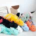 ARELUX Grande 36in Peluche de Dragón Adorable Dino Pterosaurio Suave Color Matcha Almohada Gigante Peluche Esponjoso con Alas Rosadas Acojinable para Amigos y Familia