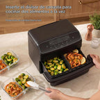 Cosori TWINFRY 9 QT Double Air Fryer, Removable Divider, PFAS-Free Ceramic