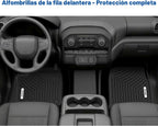 OEDRO Alfombrillas para Chevrolet Silverado GMC Sierra 1500 2019-2026 y 2500HD 3500HD 2019-2026 2500HD 3500HD 2019-2026, forro de piso de protección para todo tipo de clima