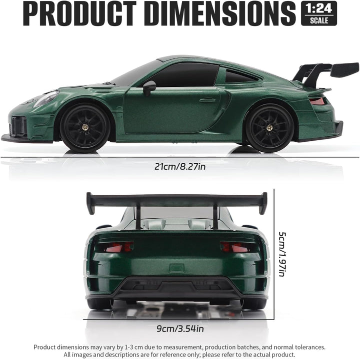 Aka Supaku Coche de deriva a control remoto, 1:24 4WD, vehículo con...