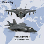 Escala 1:72 F-35A Lightning II Stealth Fighter Modelo de aeronave de fundición a presión Aviones militares Modelos de aleación para colección o regalo