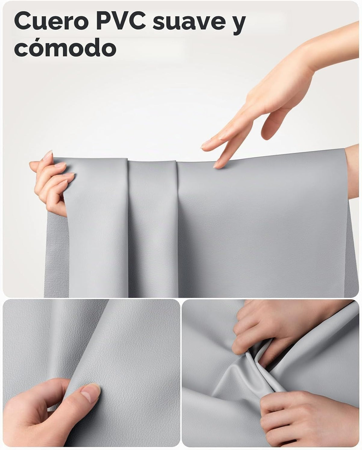 SAIJI Bandeja para Laptop para Cama - Mesa de Regazo Ajustable para Sofá (Gris)