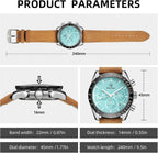 BENYAR Relojes de pulsera para hombre, cronógrafo analógico, de cuarzo, impermeables, para negocios, trabajo, casual, deportivo, con calendario