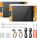 ELEGOO Paquete de 2 pantallas táctiles ESP32 de 2.8 pulgadas, 240 x...