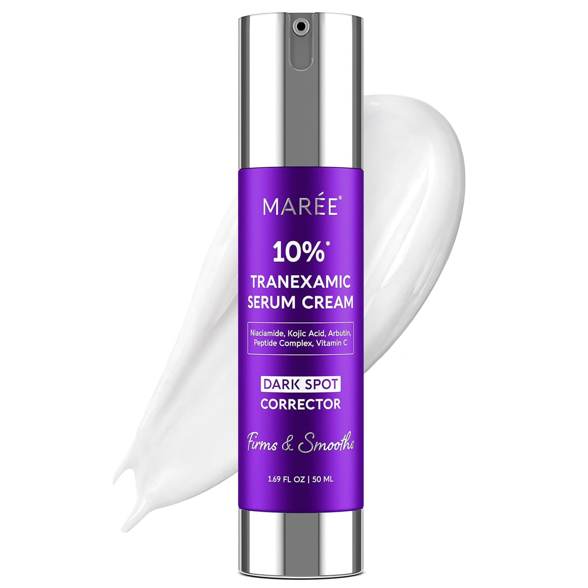 MAREE Crema facial de ácido tranexámico - Crema con alfa arbutina,...