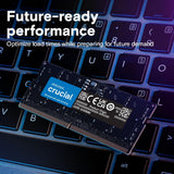 Crucial 16GB DDR5 RAM, 5600MHz (o 5200MHz o 4800MHz) Memoria para l...