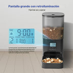 Comedero automático para gatos, dispensador de alimentos