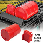 Juego de 10/12 piezas de accesorios de orugas a control remoto, kit de herramientas de recuperación de decoración a escala 1/18 1/24 para autos RC 1:18/24 como Traxxas TRX-4M, Axial SCX24, FMS