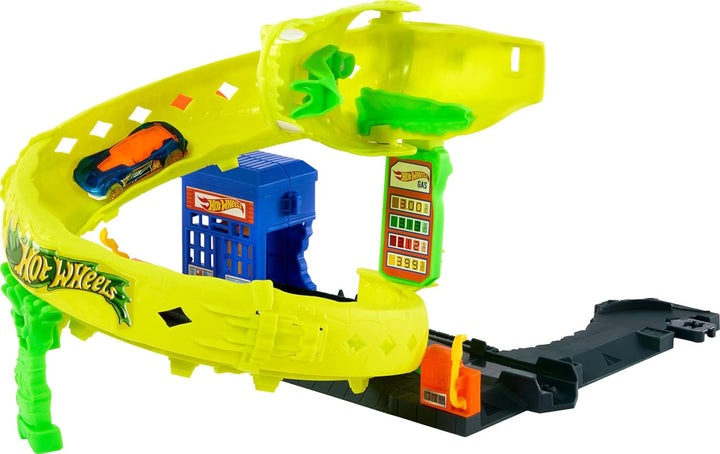 Hot Wheels Juego de Pista de Coche de Juguete Estación de
