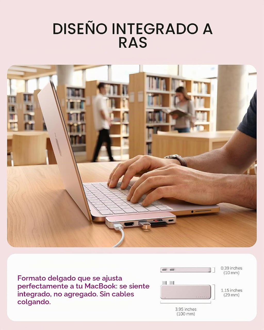Satechi, MN26STD01, hub USB 3, alimentado