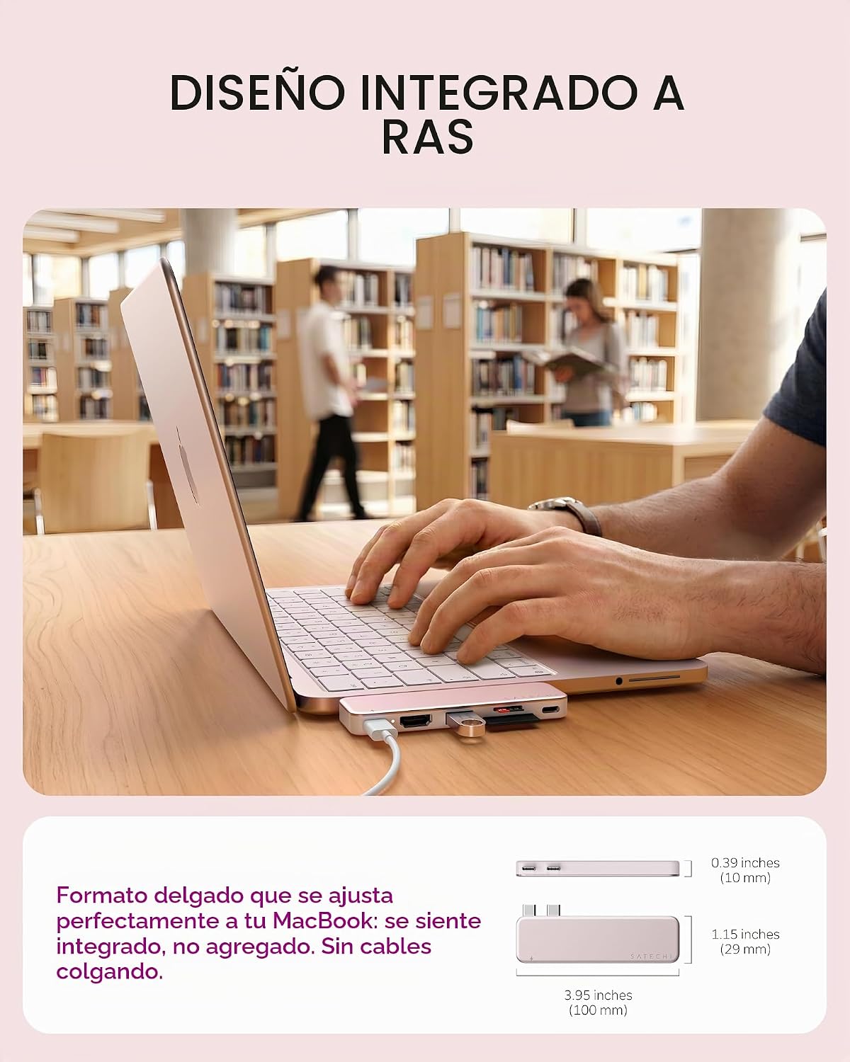 Satechi, MN26STD01, hub USB 3, alimentado