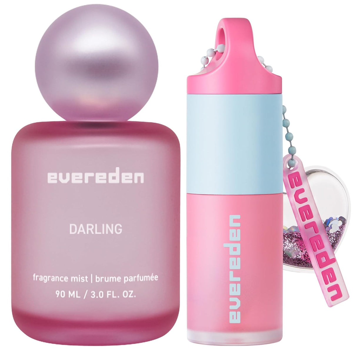 Evereden Darling &amp; Sakura - Juego de brillo labial no tóxico co...