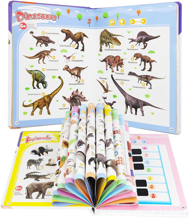 Libro de sonido para hablar y deletrear para niños pequeños de 3 a...