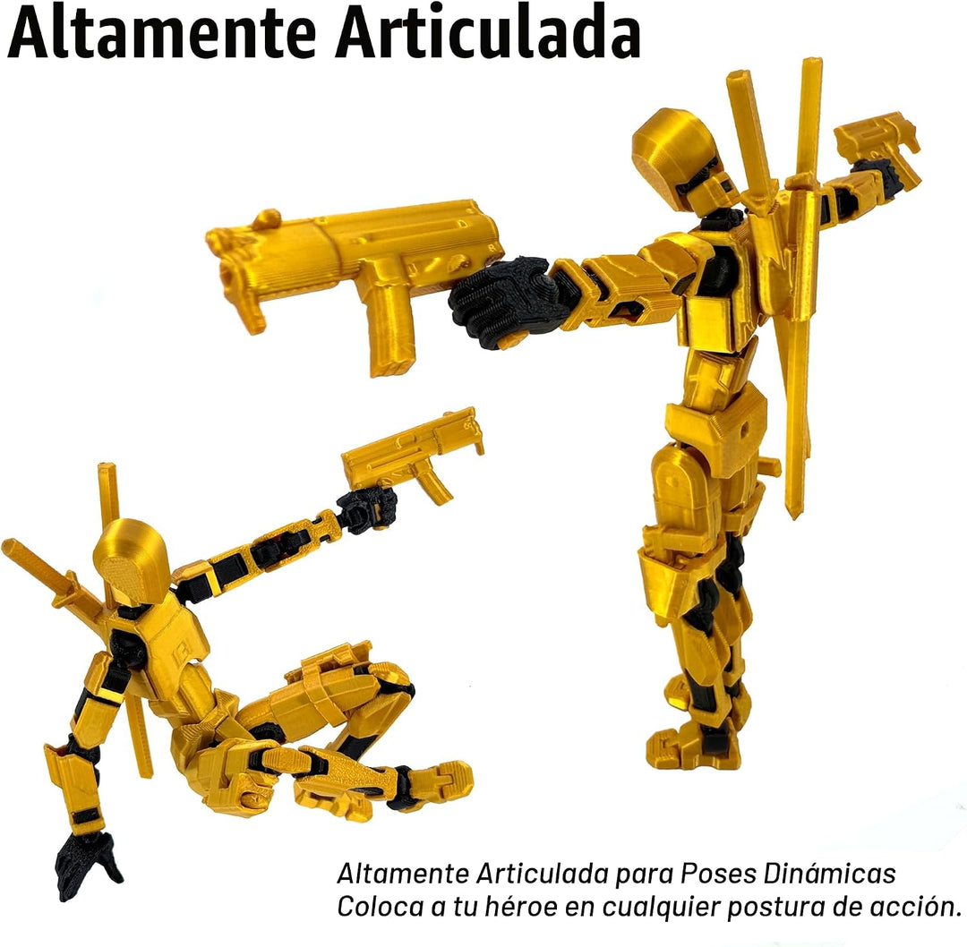 Set de Figura de Acción Gatling Gun T13 Titán 13【Ensamblado】, Figur...