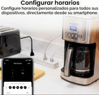 Lámpara Geeni Regleta de alimentación inteligente con protector de sobretensiones