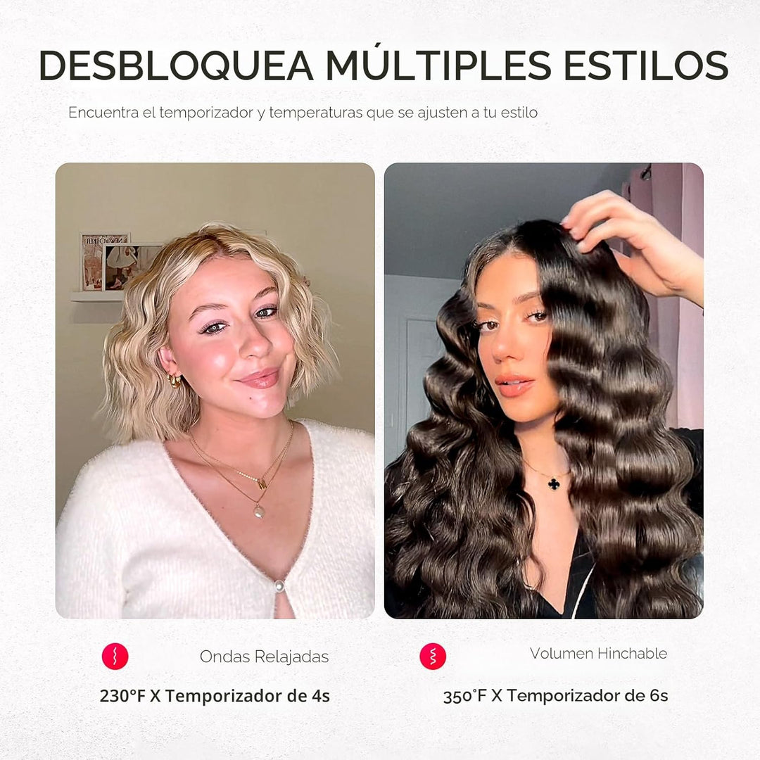 Rizador de Cabello Ondulador de TYMO ROVY - Varita Onduladora de Pl...