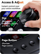 Controlador de transmisión Streonor S6 Mini, consola de control LCD de 6 teclas, negro