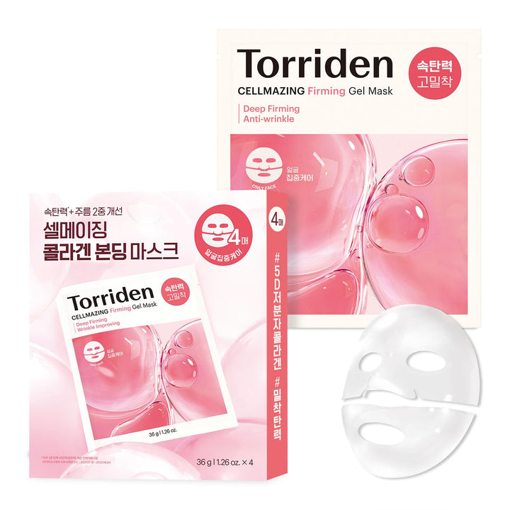 Torriden CELLMAZING Mascarilla de gel reafirmante de colágeno solo...