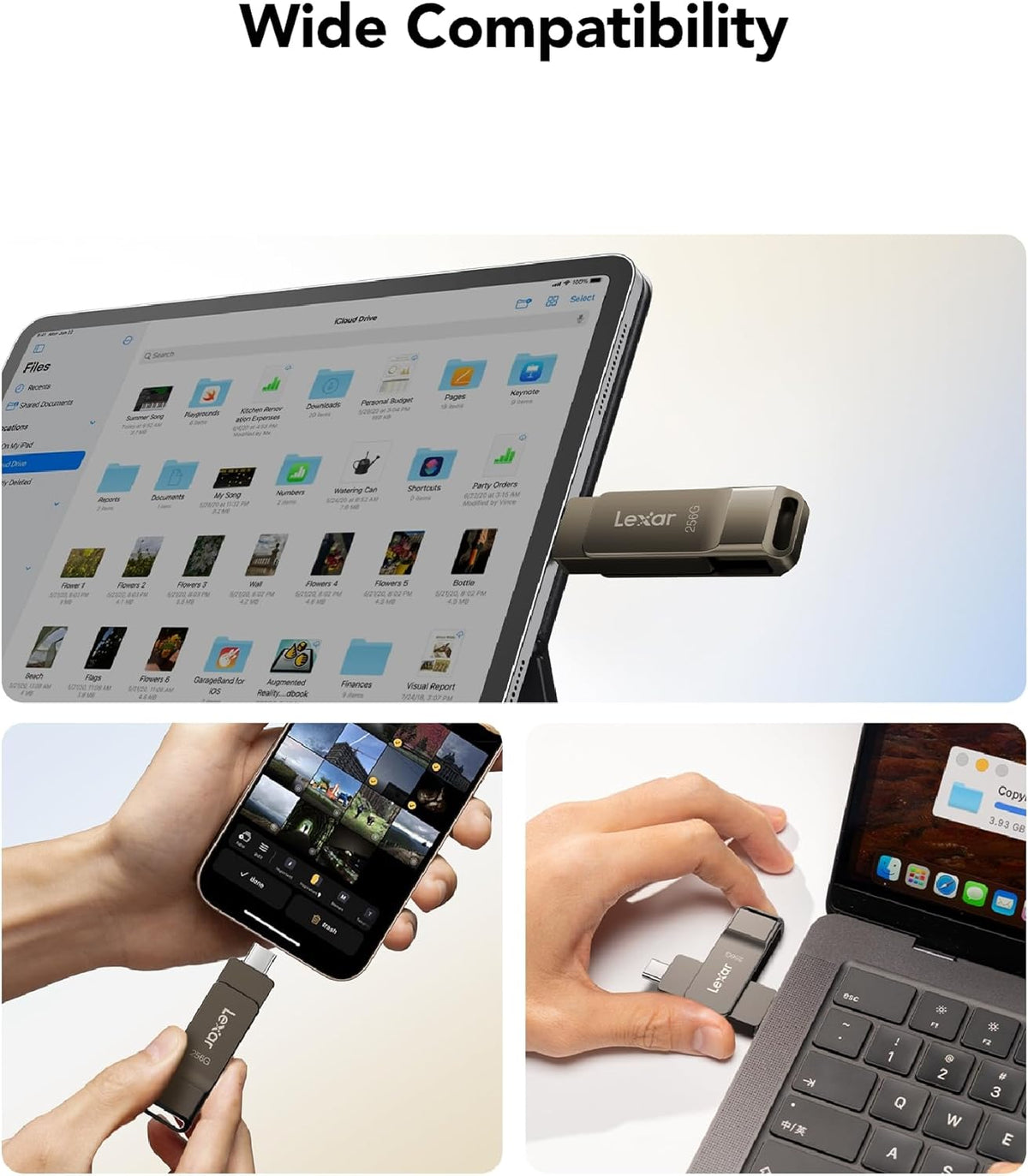 Lexar D40E 256GB Unidad Dual USB 3.2 Gen 1 Tipo-C Jump Drive, Unida...