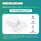 Seeed Studio Raspberry Pi 5 Starter Kit - 4 GB de RAM, tarjeta microSD de 128 GB precargada con SO Raspberry Pi de 64 bits