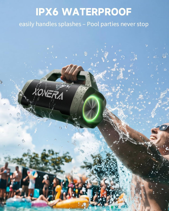 Xonera Altavoces Bluetooth inalámbricos, 80 W pico alto altavoz par...