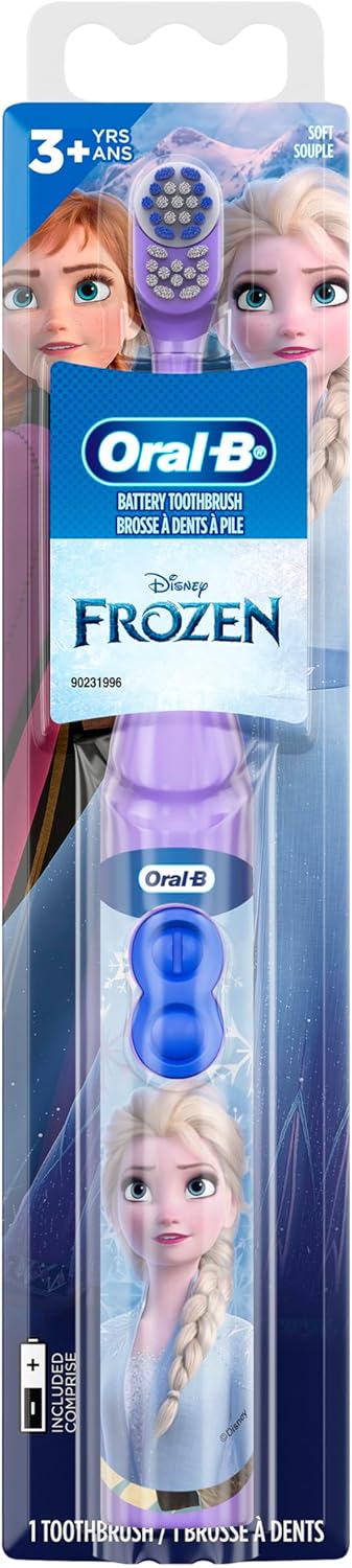 Oral-B Cepillo de dientes eléctrico con batería para niños con Froz...