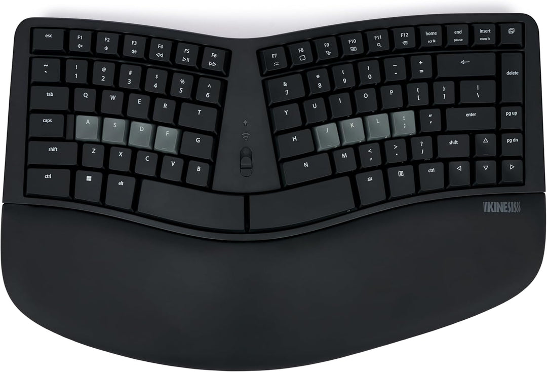 KINESIS mWave Teclado ergonómico silencioso para PC (negro) | Inter...