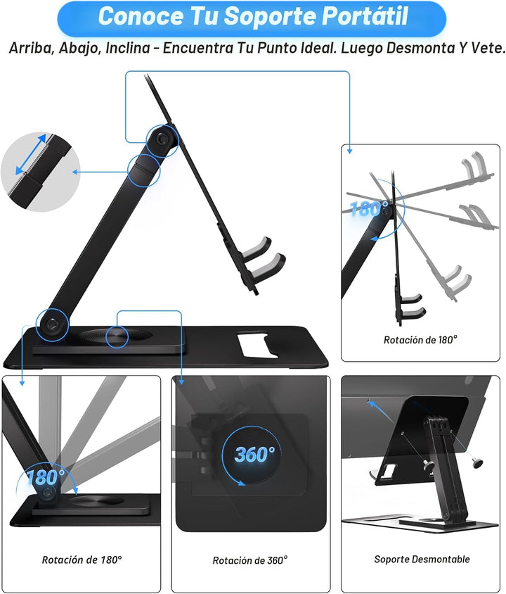 Ingnok Monitor portátil para portátil, extensor de pantalla USB C d...