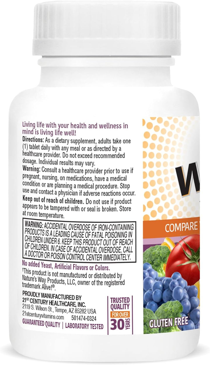 21st Century Wellify - Multivitaminas energéticas con minerales par...