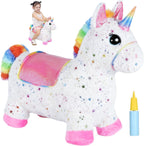 Juguetes de caballo animoso de unicornio, unicornio inflable con