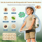 ibwaae Nature Exploration Toys Kit de atrapa insectos para niños de 3 a 8 años, kit duradero para atrapar insectos con caja de lupa y mochila, regalo STEM, juego de caza del tesoro al aire libre con