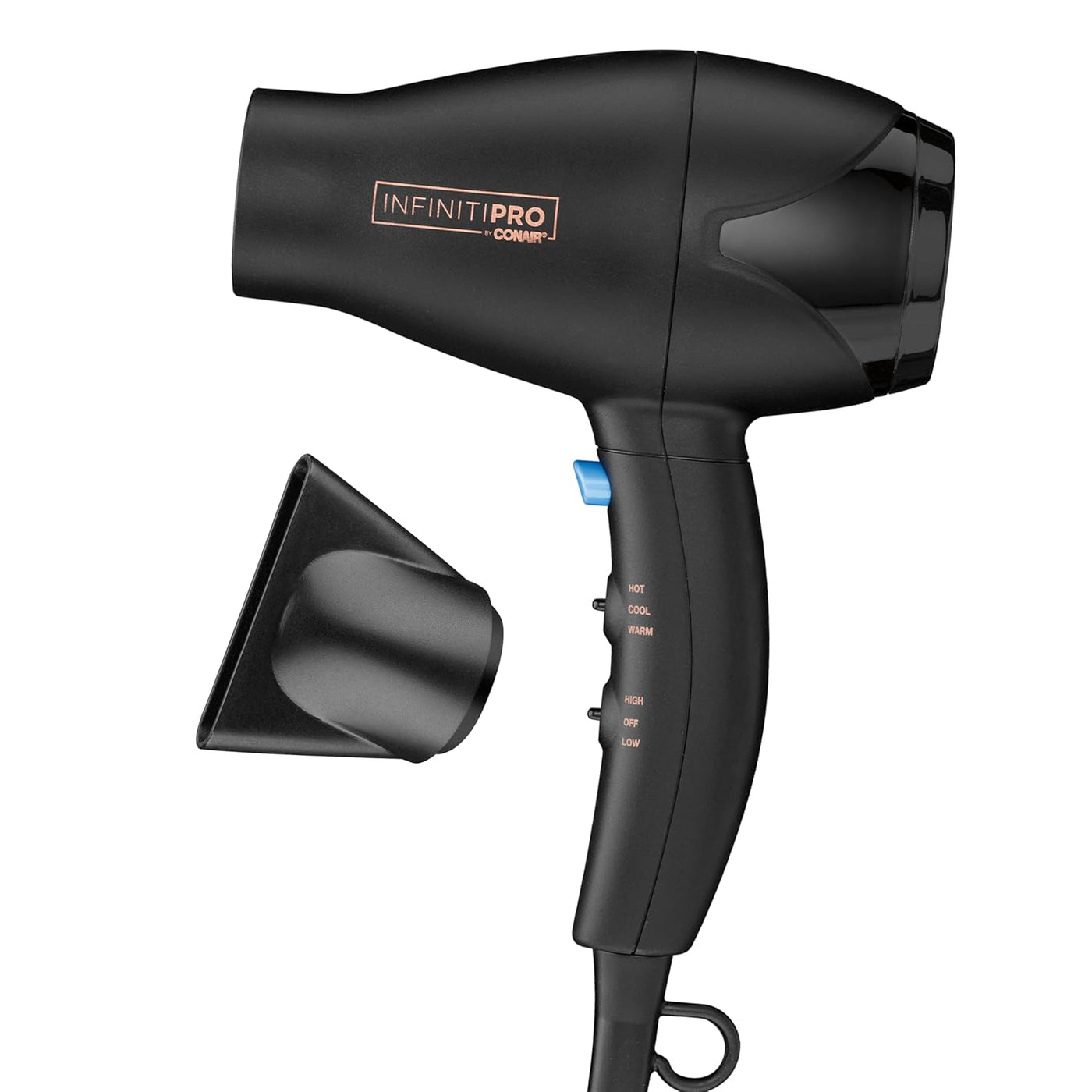 Secadora de pelo compacta Infinitipro de Conair Mighty Mini ligera,...