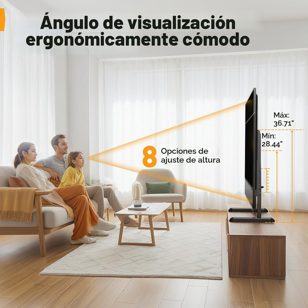 Perlegear Patas universales para TV de 37 a 90 pulgadas de hasta 150 libras