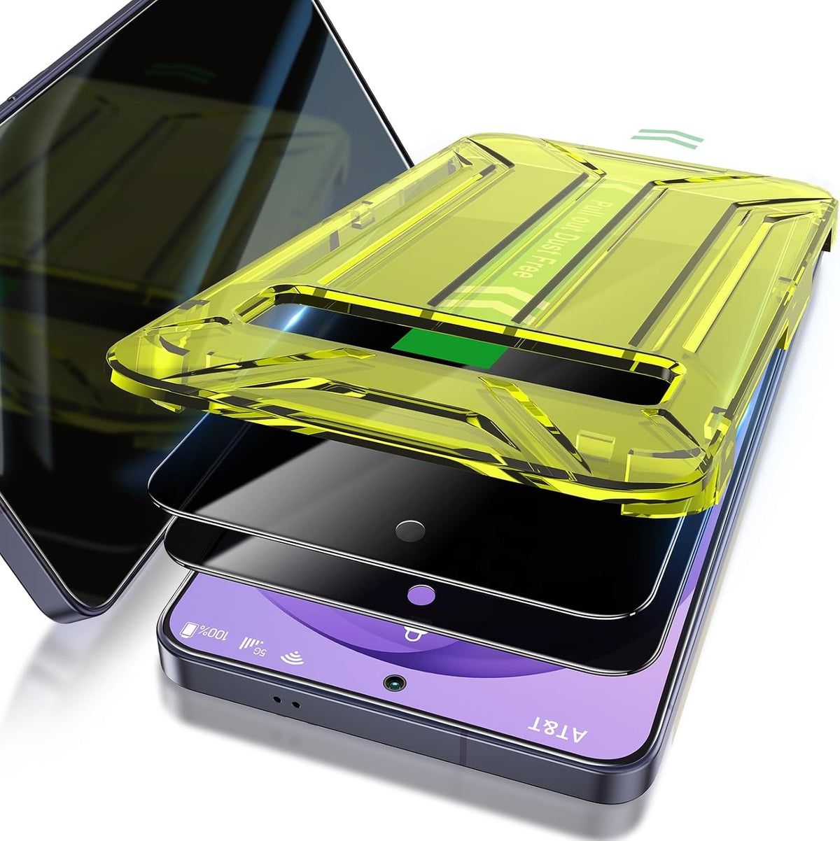 Paquete de 2 protectores de pantalla de privacidad para Samsung