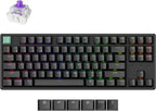 Teclado mecánico personalizado inalámbrico Keychron K8 HE TKL, efecto Hall