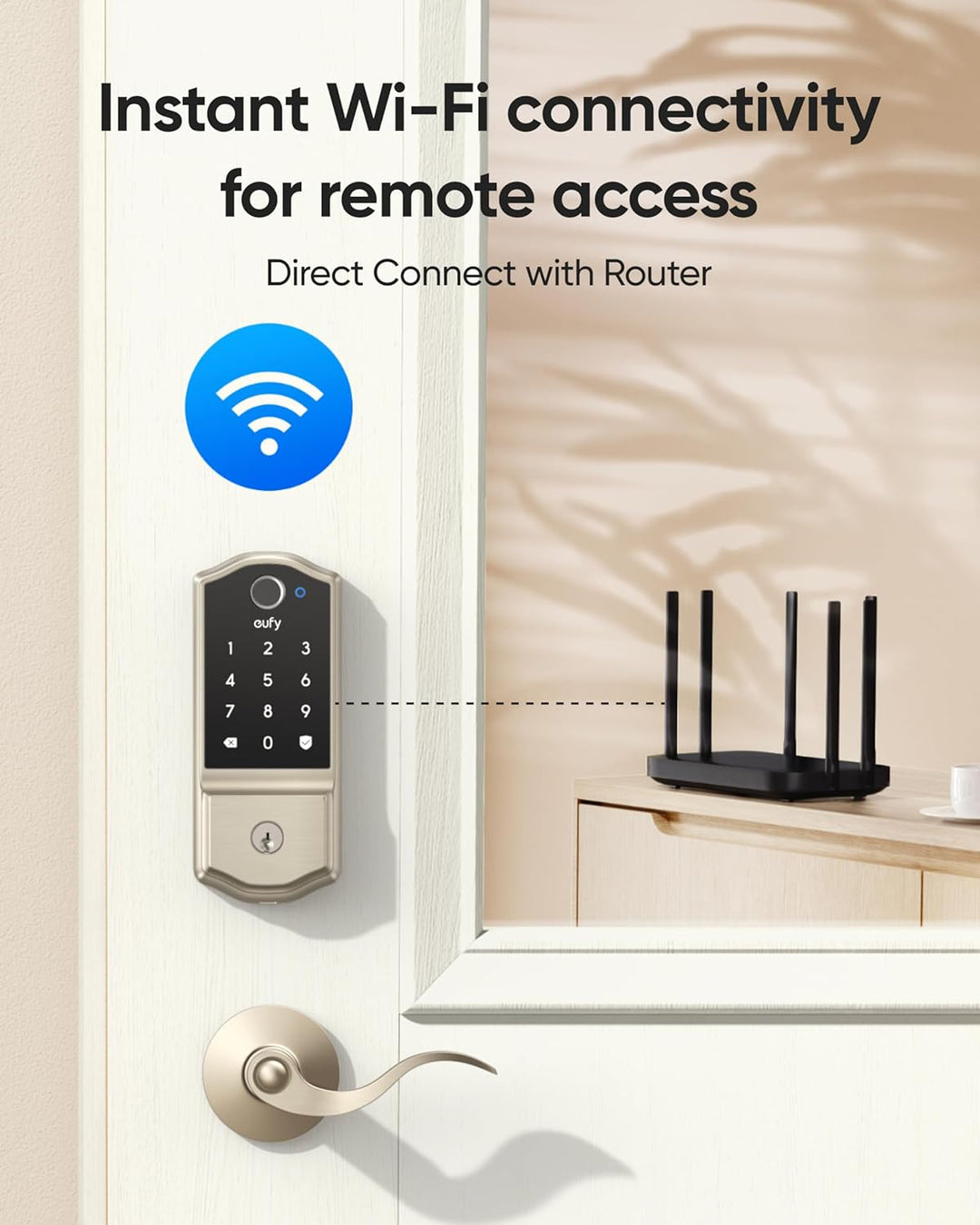 eufy Security Smart Lock C220, cerradura de puerta de entrada sin l...