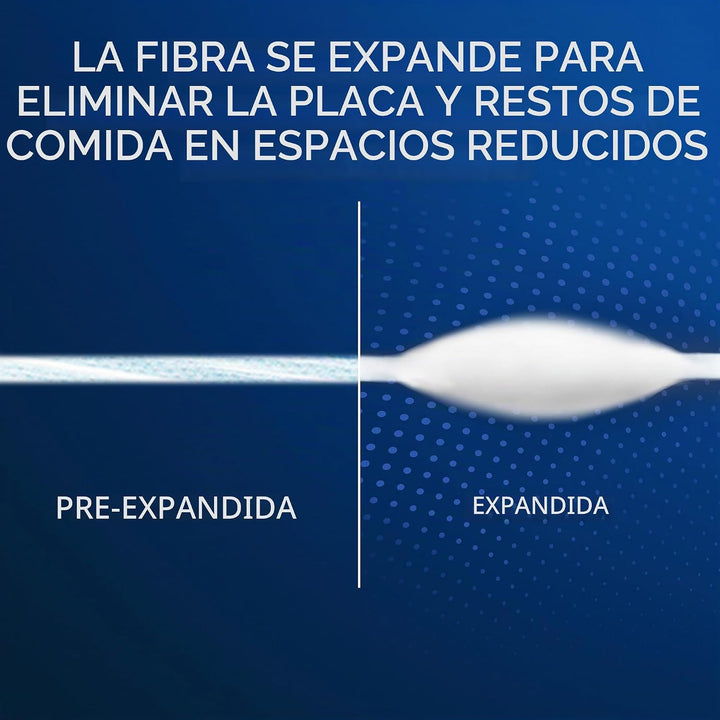 Oral-B Hilo dental expandible, menta, se expande para una limpieza...