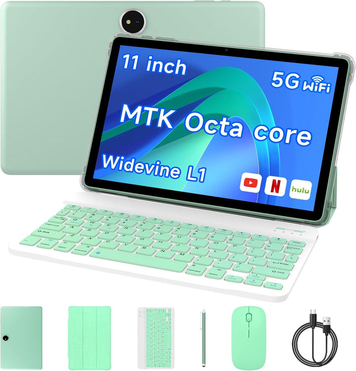 Tablet 11 pulgadas 18 GB (6 GB+12 GB expandir) RAM, 64 GB ROM compa...
