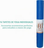 Economy 3mm Bulk Yoga Mats, 10 Pack, 68x24in