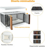 Contenedor de almacenamiento, gabinete plegable, 8.4 galones