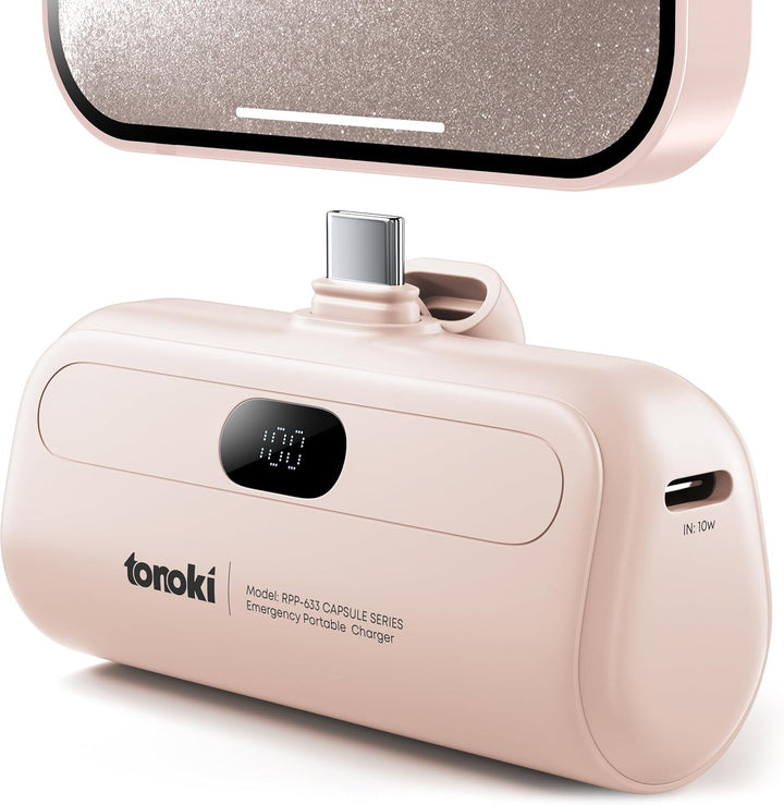 TONOKI Cargador portátil USB-C de 5000 mAh, para iPhone 15\/16\/17,...