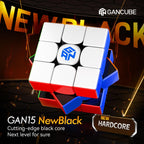 GAN 15 nuevos cubos magnéticos negros de 3 x 3 velocidades para Cubers
