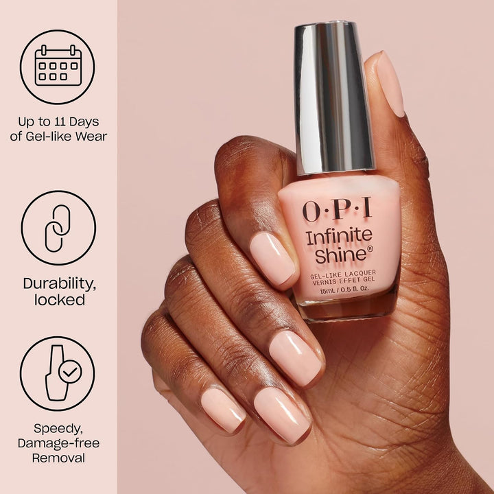 OPI Infinite Shine - Base y capa superior similar al gel de larga d...