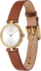 Calvin Klein Reloj de cuarzo de dos manecillas para mujer Gleam