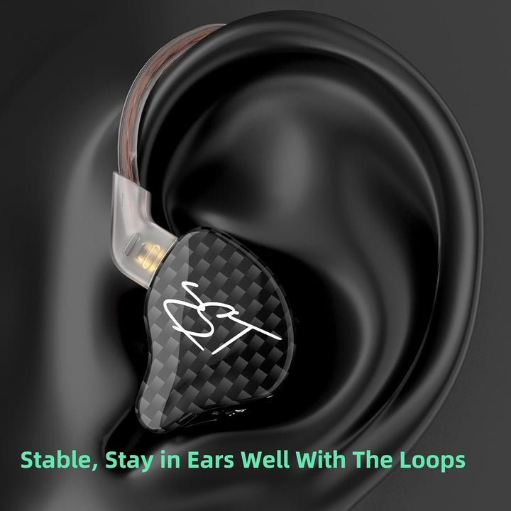 Yinyoo KZ ZST Armadura Banlance Híbrida con Auriculares Intrauricul...
