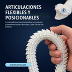 Modelo de serpiente impreso en 3D sobredimensionado de 35.5 in con dientes móviles (Negro Dorado)